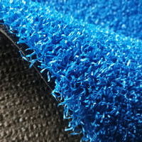 Meisen Niedriger Preis Hohe Dichte Buntes PP PE Kunstrasen 12mm 15mm für Outdoor Indoor Tennis Padel Court Hockey Sport Turf