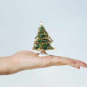 Caja de Joyería con Bisagras en Forma de Bola, Pintada a Mano, con Diseño de Animales, Ecológica, de Cristal, para Regalo de Navidad y Decoración del Hogar - Product Image 3