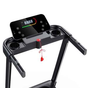 ลู่วิ่งไฟฟ้าแบบพับได้รุ่นใหม่ ไร้สาย ปรับความชันได้ <span class=keywords><strong>3</strong></span> ระดับด้วยมือ มอเตอร์ 2.0 แรงม้า ขนาดกลาง ระบบไฮดรอลิก จอ LED - Product Image 4