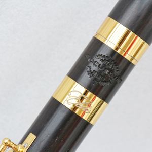 Flûte en ébène de qualité supérieure plaquée or, instrument de musique, flûte en bois de haute qualité - Product Image 3