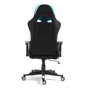 Silla Gamer de Alta Calidad, Lujosa, Azul, Negra y Blanca, Silla de Escritorio para Juegos de PC, Sillas Gamer <span class=keywords><strong>Cougar</strong></span> con Reposapiés y Masaje - Product Image 2
