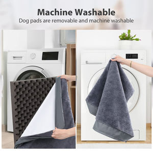 Cubierta lavable personalizada Oem Rectángulo Cama para mascotas Etiqueta privada personalizada Cama para perros medianos - Product Image 3