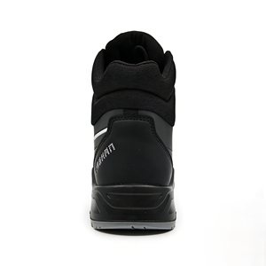 Bottes de sécurité à embout <span class=keywords><strong>d</strong></span>'<span class=keywords><strong>acier</strong></span> anti-perforation, anti-écrasement, antistatiques, respirantes, en cuir et coton, robustes, pour le travail industriel, en PU, toutes saisons - Product Image 3