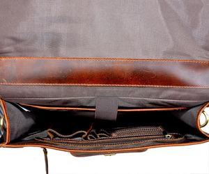 Bolso Cruzado de Cuero Genuino Premium, Clásico y Elegante, Hecho a Mano, Duradero para Uso Diario, Compartimentos Espaciosos - Product Image 5