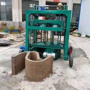 آلة تشكيل الطوب الأكثر مبيعًا بضغط هيدروليكي ومحرك 4.5 كيلو واط لصنع الأنابيب الخرسانية مسبقة الصب وكتل القنوات والكتل الحلقية - Product Image 2