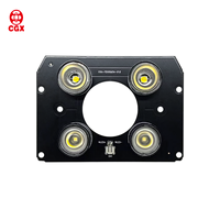 Module d'éclairage de remplissage à LED SMD 3030 à lumière blanche 6000-6500K avec carte PCBA et lentille, DC 6.03V 600mA CGX CGX-721004S01M01 pour CCTV