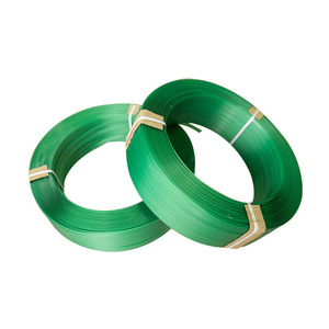 Pet Strapping Band Green Plastic Packaging <b>Tape</b> 0.5-1.5mm Thickness 9-12mm Width Durable <b>Machine</b> Packing Manual Type - Product Image 2