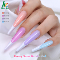 Gel de construction pour ongles sans HEMA ni TPO, 12 couleurs, vente en gros, marque privée, 1 kg en vrac, gel dur pour extension d'ongles, gel de construction, logo personnalisé