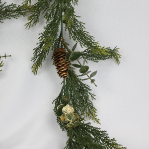 Longstar 2026 Décoration de Noël, de vacances et de mariage, branches de plantes artificielles, guirlande en rotin - Product Image 3