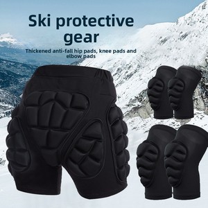 Ensemble <span class=keywords><strong>de</strong></span> <span class=keywords><strong>protection</strong></span> pour le ski et le snowboard en hiver, <span class=keywords><strong>short</strong></span> rembourré anti-chute, genouillères pour le patinage, le skateboard et les sports - Product Image 1