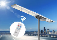 Anern 150W 160W 200W Lampadaires Extérieurs Solaires avec Détecteur de Mouvement