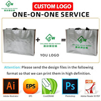 Fournisseur de sacs de shopping CW, sacs réutilisables en BOPP cousus, sacs en PP non tissé avec poignée, avec logo personnalisé pour la promotion