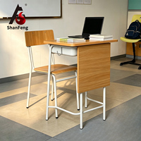 Bureaux et chaises d'école modernes, durables et réglables |   Convient pour bureau d'étude, salon, chambre à coucher, appartement et école