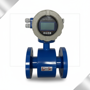 Débitmètre intelligent SUS 304 pour canalisation d'eaux usées, débitmètre magnétique hydraulique en acier inoxydable - Product Image 1