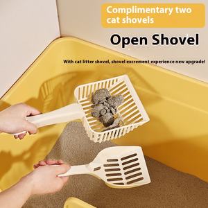 Lettiera Automatica per Gatti di Alta Qualità, Ecologica, Grande Capacità, Struttura Cava, Design con Cassetto in Plastica, Facile da Pulire - Product Image 3