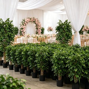 Lifelike <b>Mini</b> Banyan Artificial Plant – No Maintenance Evergreen Faux Bonsai for Home Office <b>Desk</b> Decor - Product Image 6