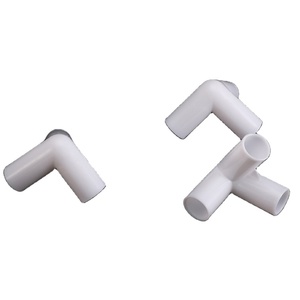 PVC Pipe Adapter DIY Wardrobe Tent <b>Shoe</b> <b>Rack</b> Fittings Tee Connector PP 4-Way Joint - Product Image 1