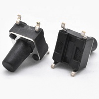 Mini interrupteur tactile momentané à bouton-poussoir micro 6x6, 6x6x8 SMT, interrupteur tactile de déverrouillage et de réinitialisation, SMD 6*6*8 mm