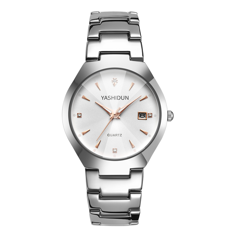 White/silver steel strip 3#male