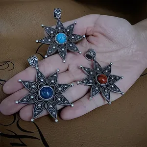 สร้อยคอผู้หญิงแบบนอร์สสลาฟิก ลูนูลา, เครื่องประดับไวกิ้งสำหรับผู้หญิง โมราเวีย, ลูนิตซา, สลาฟ, ไวกิ้ง, จี้ - Product Image 1