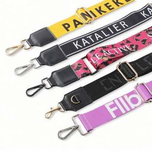 Sangle de remplacement personnalisée avec logo de créateur pour sac à main en polyester, bandoulière confortable - Product Image 5
