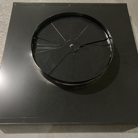 Adaptateur de col en aluminium réglable pour contrôle d'air CVC avec amortisseur radial et design graphique
