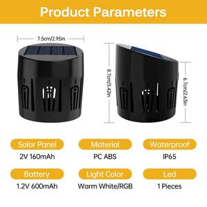 Luces Solares Decorativas para Cercas, Exteriores, Jardín, Impermeables, con Diseño de Flor de Ciruelo, para Escaleras, Paredes y Patios - Product Image 6