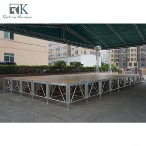 Soporte de escenario de aluminio Instalación rápida Eventos al aire libre Etapas ajustables - Product Image 3