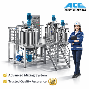 Máquina Mezcladora de 1000L para Líquido Lavavajillas, Precio de Máquina Homogeneizadora de Jabón Líquido, Máquina para Hacer Champú de 1000L - Product Image 3
