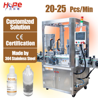 Machine de bouchage automatique électrique pour liquides céramiques pour eau pure, produits chimiques, eau de 200 ml, huile, sauce chili, sauce tomate