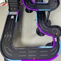 SSS F1car Circuit de course de billes de marbre de simulation pour compétition nationale, avec jeu de course et de combat de flipper, Fabricant de circuits de course de billes de marbre de qualité supérieure