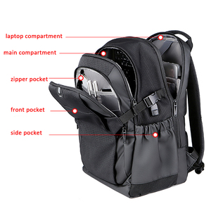 Custom Durable Unisex School <b>Business</b> Leisure Outdoor Travel Laptop <b>Backpack</b> Waterproof Oxford with USB Anti-Theft - Product Image 4