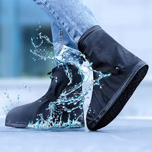 Couvre-chaussures imperméables réutilisables-Couvre-bottes antidérapants pour la pluie, la neige et la boue | Design unisexe (OEM/ODM) - Product Image 1
