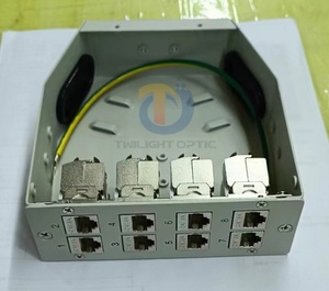 แผง RJ45 Cat6A 8พอร์ต, แผงปะติด<span class=keywords><strong>ราง</strong></span> DIN สำหรับอุตสาหกรรมระบบอัตโนมัติราง DIN แบบเกลียวคู่ - Product Image 3