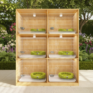 Grandes cages pour chiens <span class=keywords><strong>et</strong></span> niches d'extérieur avec des chenils robustes <span class=keywords><strong>et</strong></span> des cages pour animaux de compagnie, parfaites pour les pensionnats pour animaux, les hôtels pour animaux <span class=keywords><strong>et</strong></span> les magasins - Product Image 2