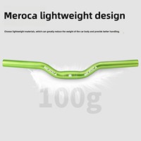 Tubo de bombeo de aleación de aluminio Meroca de 25,4*420mm con mango Yan accesorios de modificación de coche deslizante para Bicicletas de niños