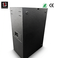 Çift 18 İnç Aktif Pasif Subwoofer 4800W Profesyonel Dış Mekan Ses Sistemi Hoparlörü Sahne Konser Etkinlik Kiralama için