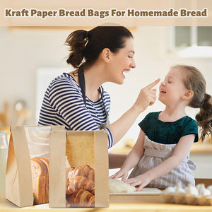 Kraft sulfurisé personnalisé de qualité alimentaire Croissant Sandwich Pâtisseries Burger Boulangerie Sacs d'emballage pour Cookie Pain Sac en papier - Product Image 2