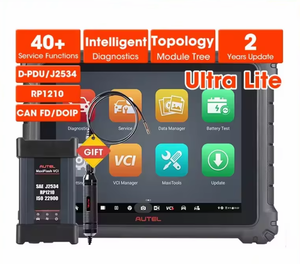 Autel MaxiCOM Ultra Lite alat diagnostik OBD2 pemindai topologi 2.0 J2534 pemrograman ECU sama seperti Ultra MS919 MS909 - Product Image 1