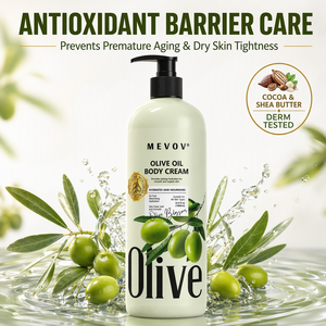 Crème corporelle raffermissante OEM ODM à l'huile d'olive et aux vitamines <span class=keywords><strong>ADEK</strong></span> pour le soin de la peau de poulet et de l'éclat inégal – Crèmes corporelles et lotions sur mesure - Product Image 1