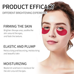Masque pour les yeux en gel rouge 12g, anti-rides, hydratant, pour le soin des yeux - Product Image 3