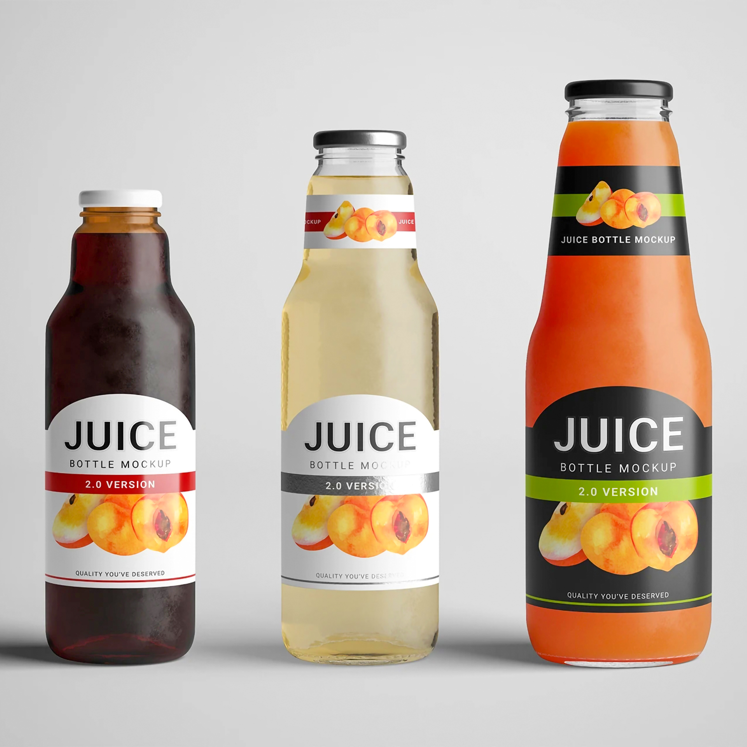 Custom 200ml 250ml 500ml Glass Bottle With Label, Waterproof Bopp Packaging Label Logo Printing Drink Juice Label Sticker Roll