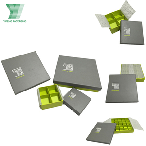 Eco Friendly Food Grade Paper Sweet Cookie Dessert Truffles Box Custom <strong>Packaging</strong> <strong>Chocolate</strong> Box with Dividers Lid - Product Image 5