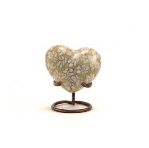 Urnes funéraires métalliques de style américain en forme de cœur, de haute qualité, les plus vendues, pour cendres humaines – Élégance Métallique - Product Image 4