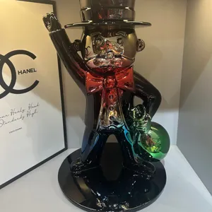 Statua Personalizzata <span class=keywords><strong>di</strong></span> <span class=keywords><strong>Paperino</strong></span> in Resina Lucida, Design Moderno Pop Art, Scultura Astratta <span class=keywords><strong>di</strong></span> Buddha, Ornamento Carino - Product Image 1