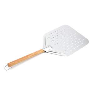 Espátula para Pizza de Acero Inoxidable 67.5x29.5cm con Mango de Madera, Apta para Horno, Herramienta para Transferir Productos Horneados - Product Image 2