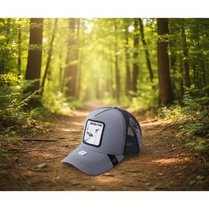 Casquette Trucker RIVER FOX en tissu mesh, 6 panneaux, réglable, unisexe, décontractée, printemps-été, respirante, imperméable, avec panneau avant brodé - Product Image 2