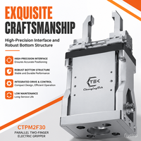 Pince parallèle électrique CTPM2F30 35N, pince robotique à deux doigts pour l'entretien et le chargement des machines CNC