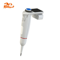 Pipette de laboratoire électronique automatique monocanal AELAB 0,2 µl-10 ml à volume réglable en plastique et acier inoxydable 304, autoclavable