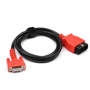 Nhà máy tùy chỉnh thiết kế màu đỏ overmolded 24V <span class=keywords><strong>OBD2</strong></span> Nam để DB15 nữ Cáp - Product Image 2